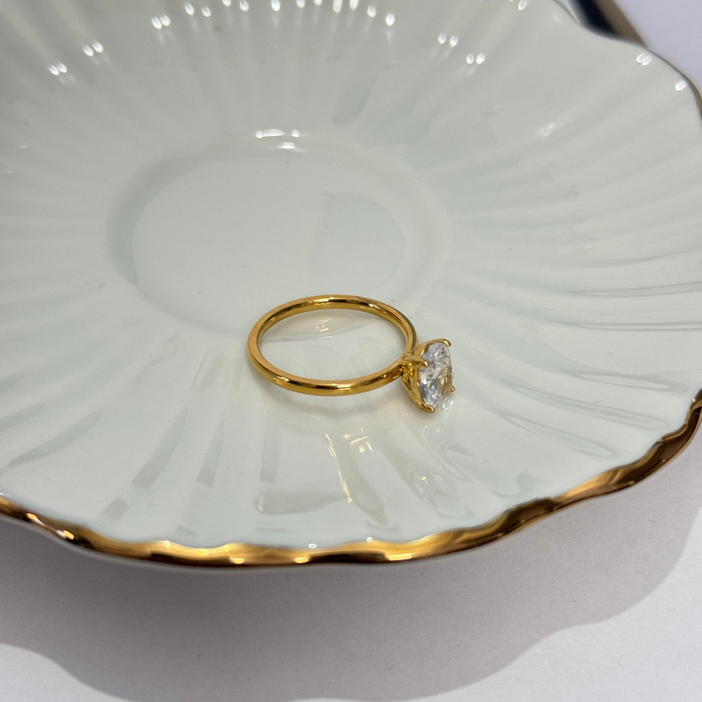 Spark Solitaire Ring