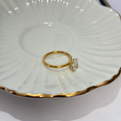 Spark Solitaire Ring