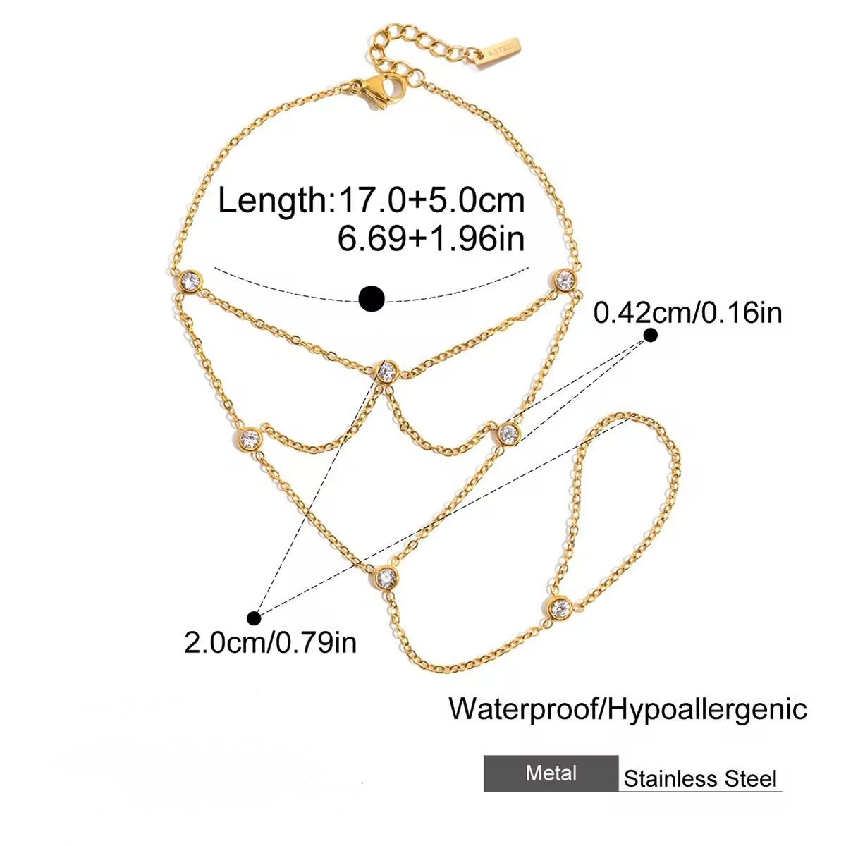 Diamond Trail Handchain