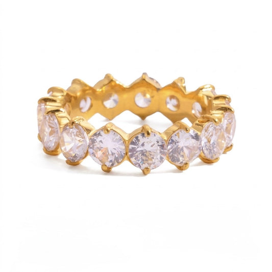 Jade Band Ring (White)