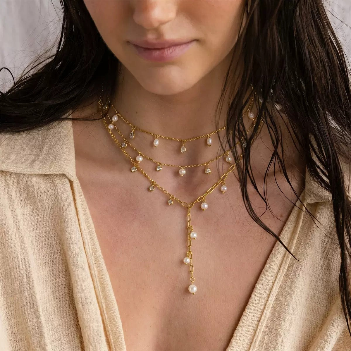 Evelina Y Necklace