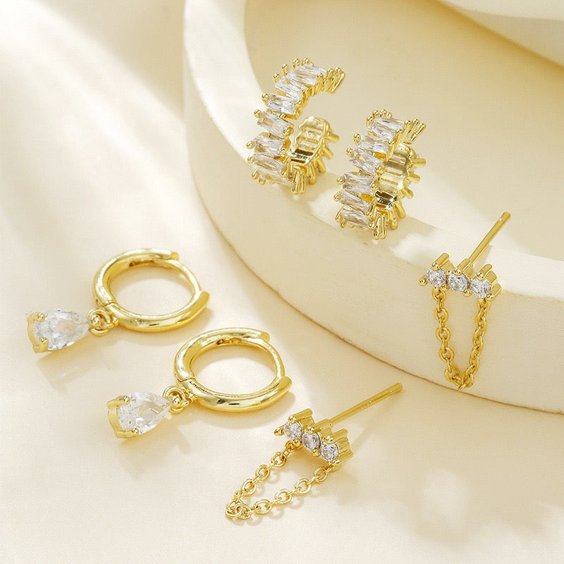 Icy Drop Piercing Set (In pair)