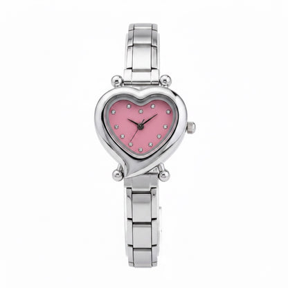 Blush Heart Italian Charm Watch