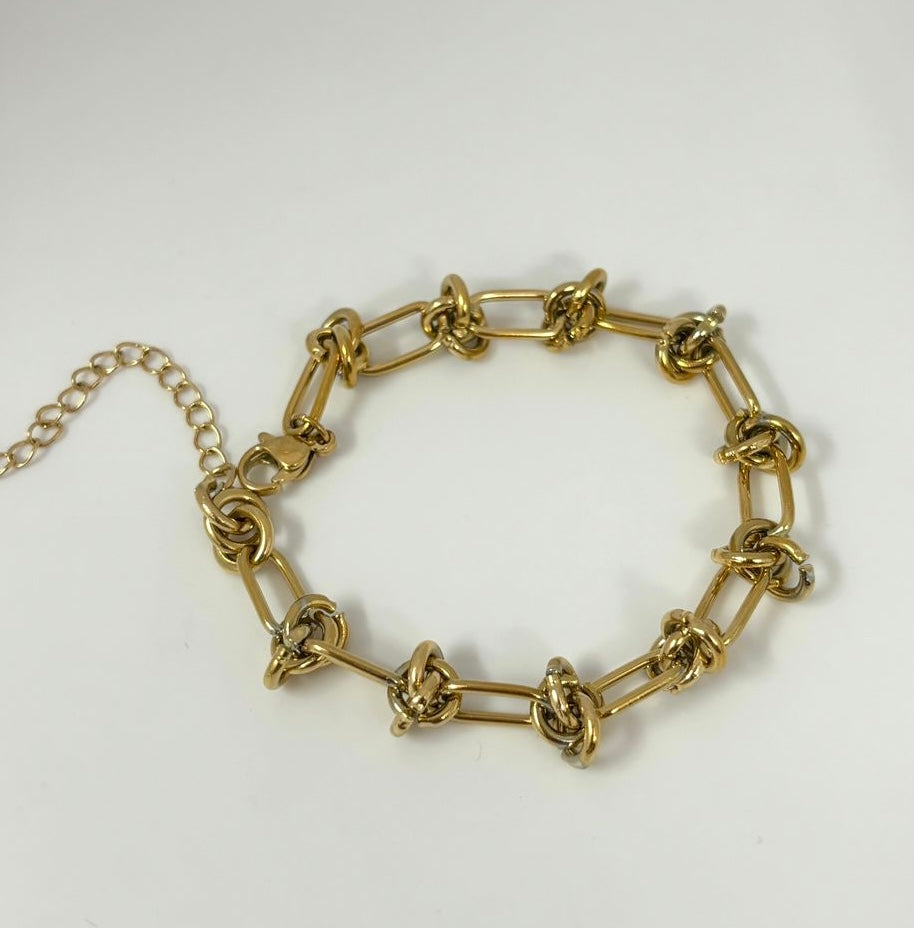 Knotted bracelet