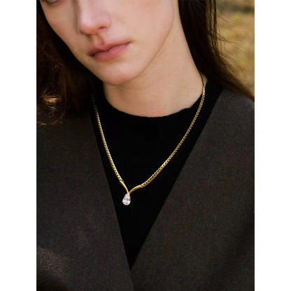 Celeste Tear Necklace