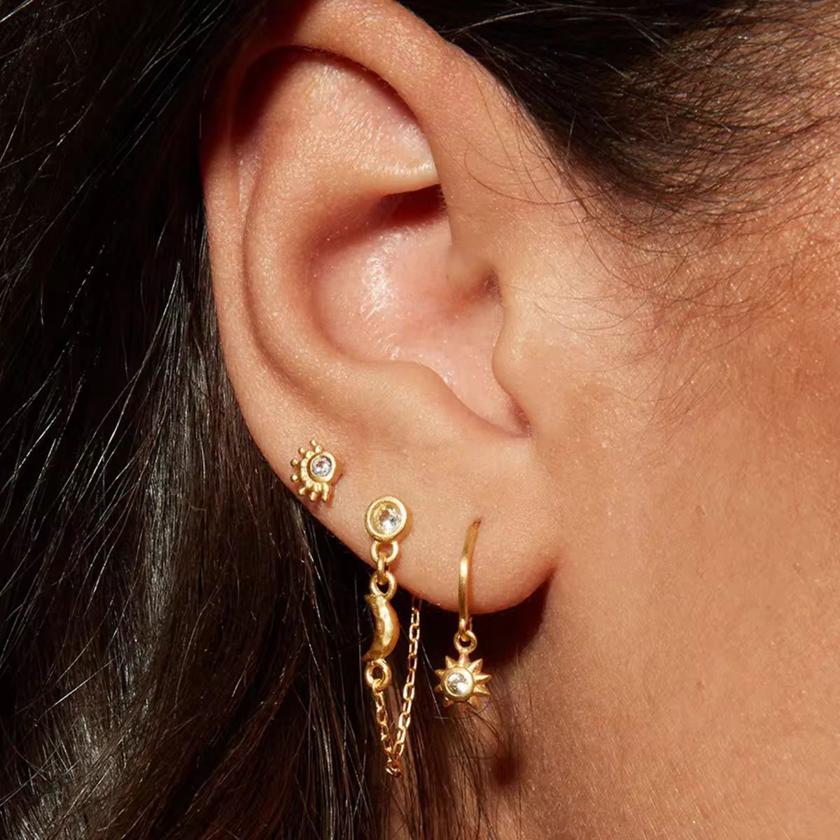 Celestial Chain Earrings