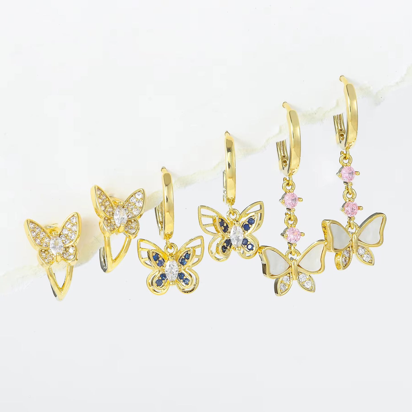 Butterfly Piercing Set (In pair)