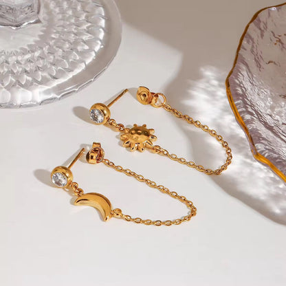 Celestial Chain Earrings