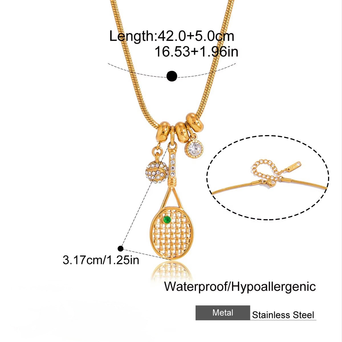 Ace Charm Necklace