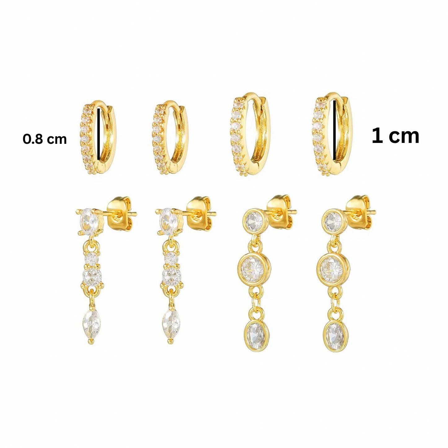 Dazzle Piercing Set (In pair)