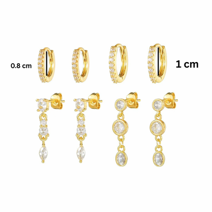 Dazzle Piercing Set (In pair)