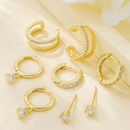Everyday Crystal Piercing Set (In pair)