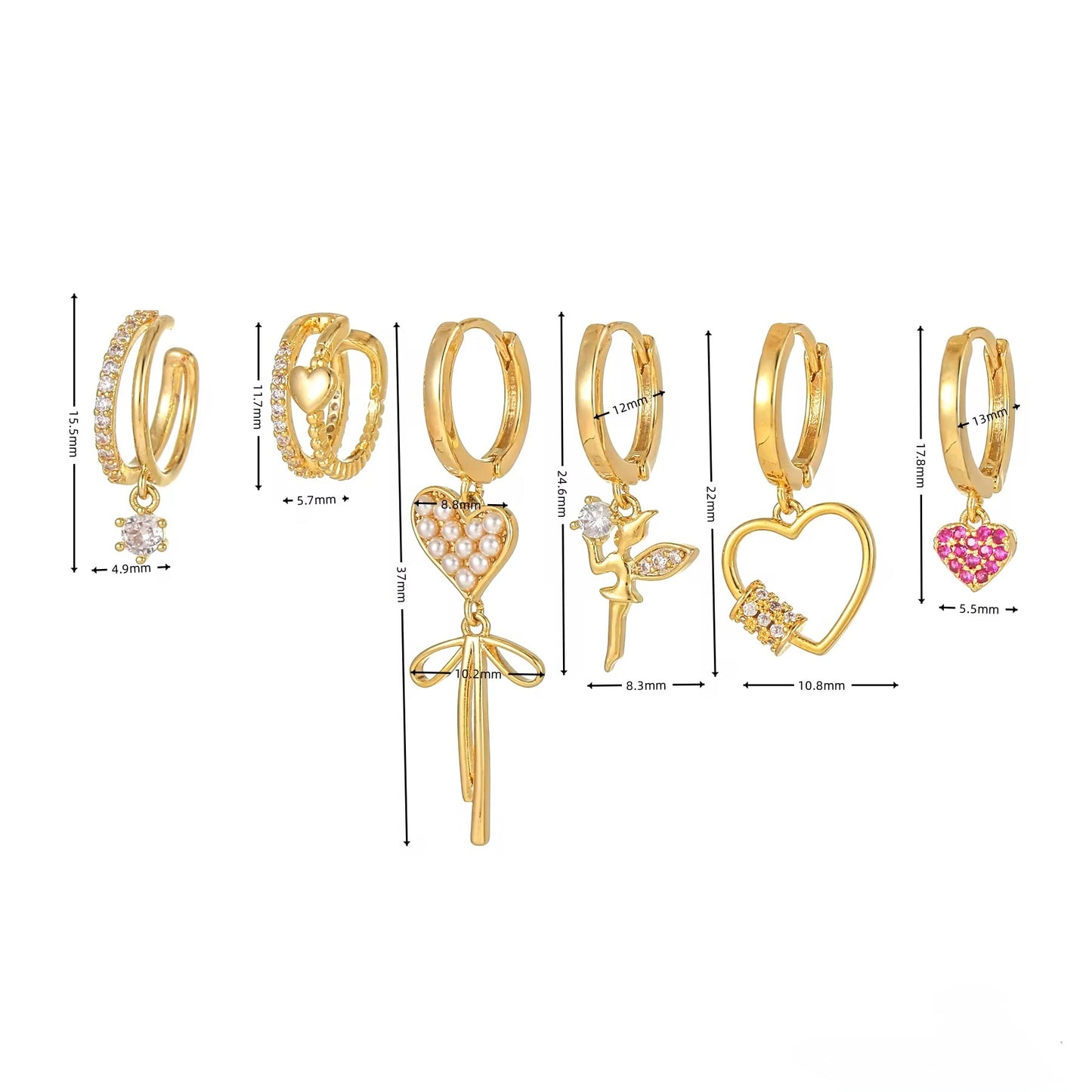 Crush Piercing Set (Not in pair)