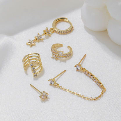 Starfall Luxe Piercing Set (Not in pair)