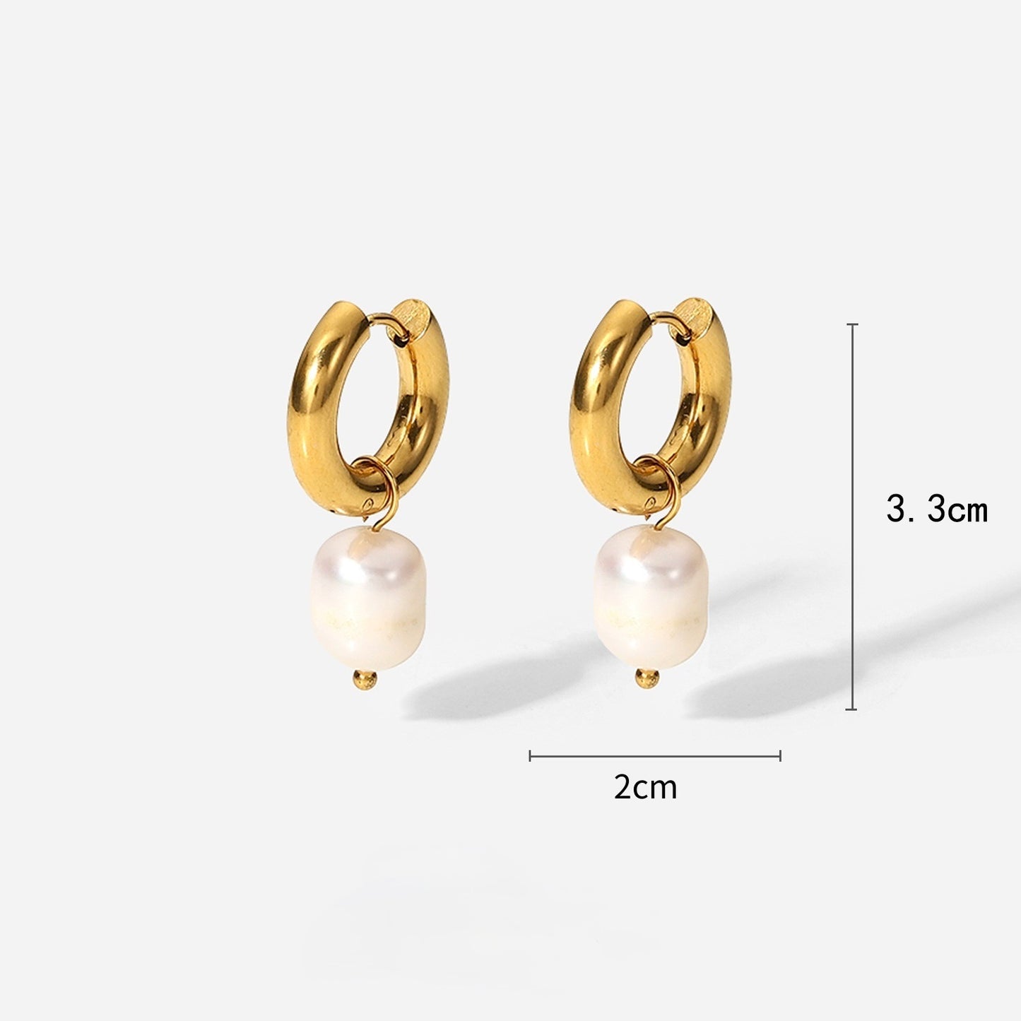 PEARLINA GOLD EARRINGS