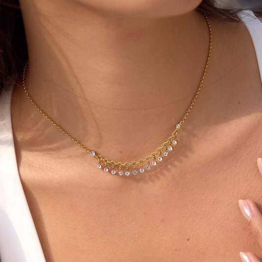 Falling Spark Necklace