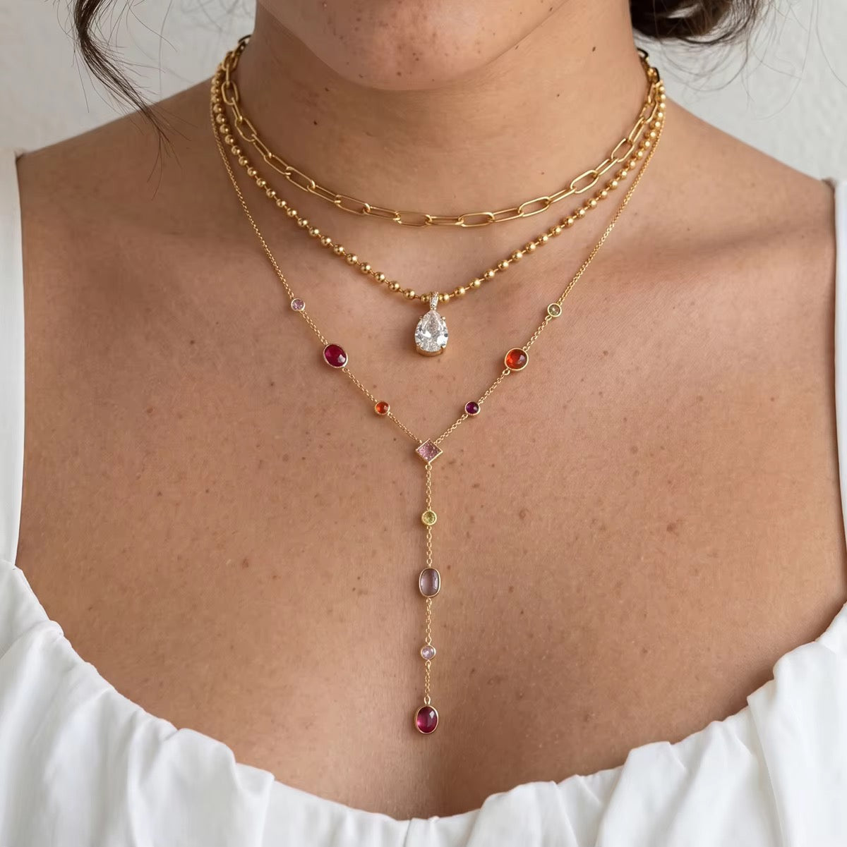 Zaria Y Necklace
