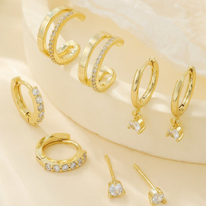 Everyday Crystal Piercing Set (In pair)