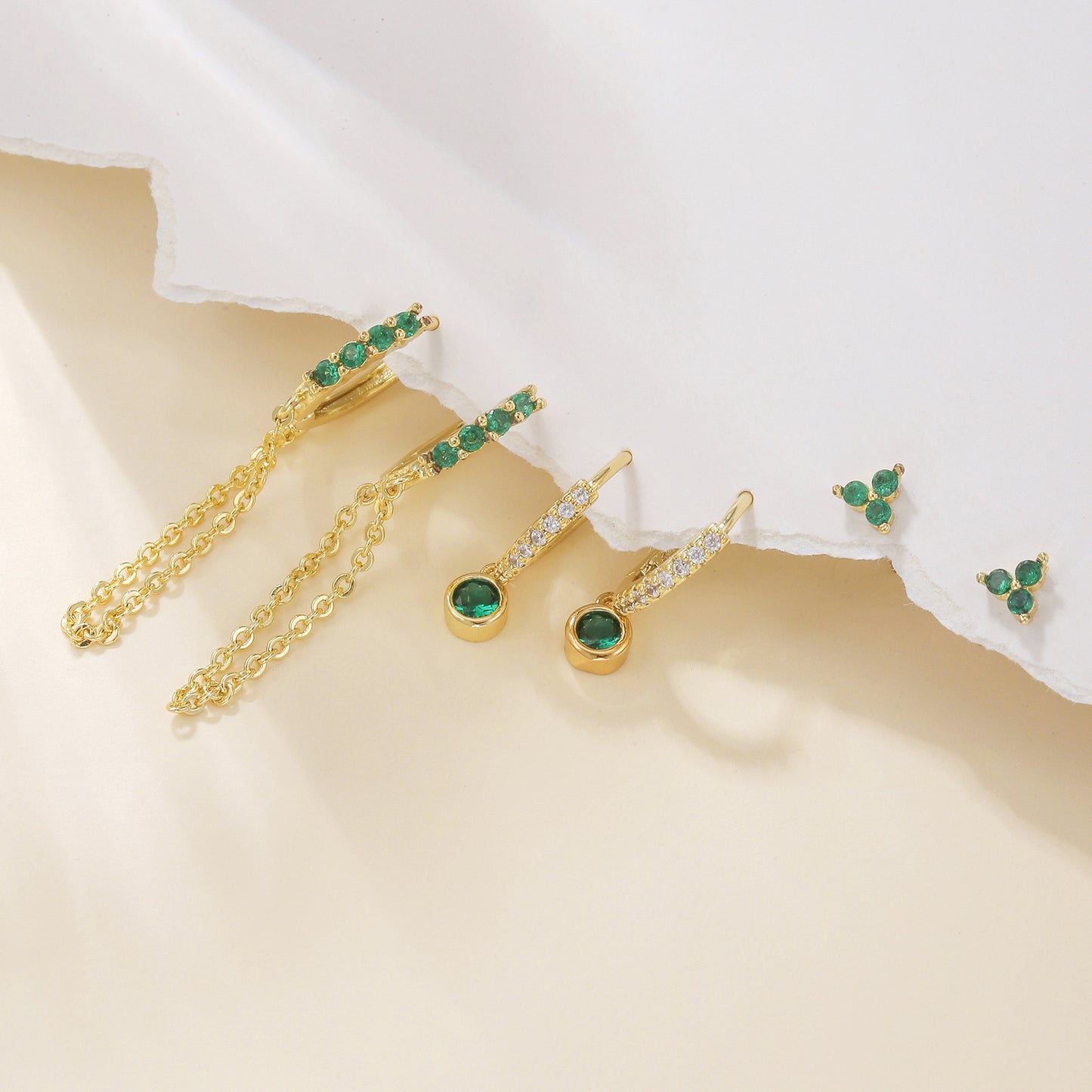 Olive Piercing Set (In pair)