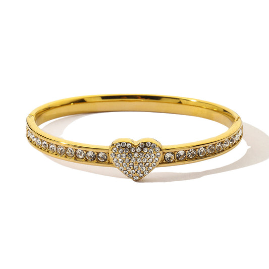 Bling Heart Bracelet