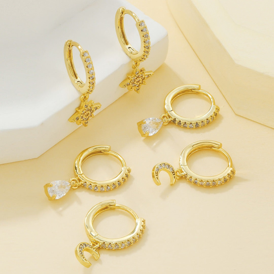 Lunar Piercing Set (In pair)