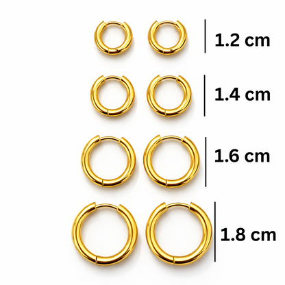 Small Round Hoops