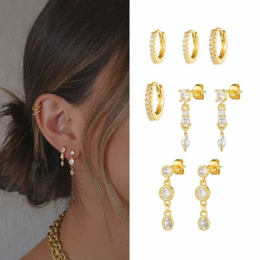 Dazzle Piercing Set (In pair)