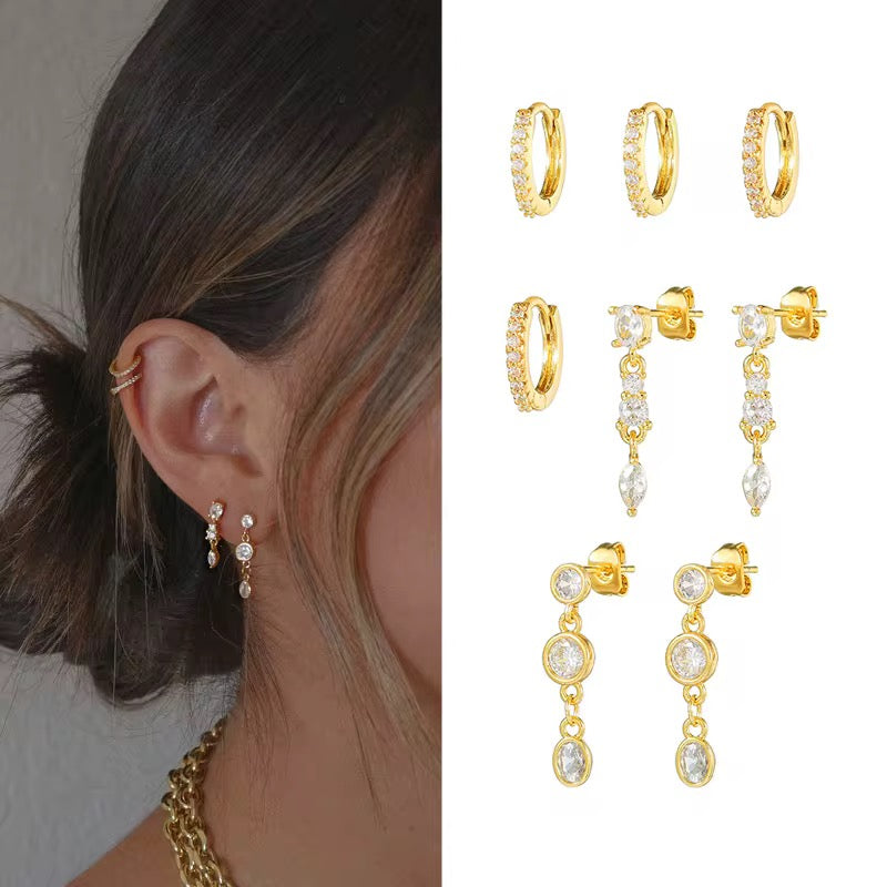 Dazzle Piercing Set (In pair)