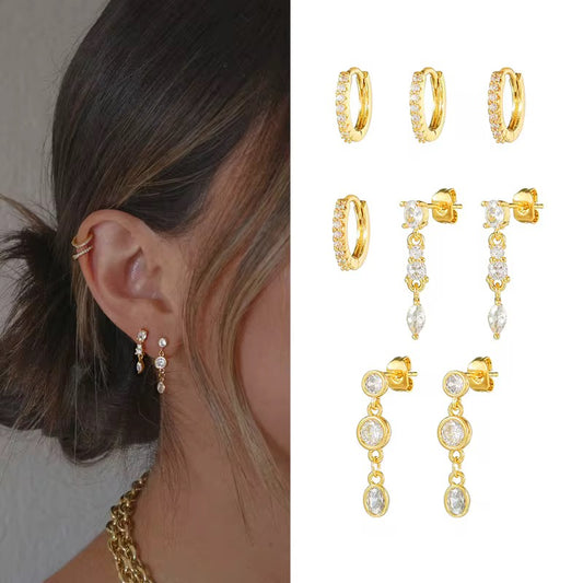 Dazzle Piercing Set (In pair)