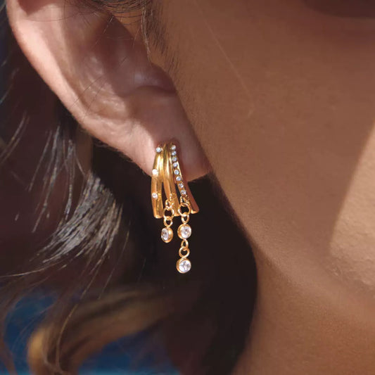 Drop Spark Earrings