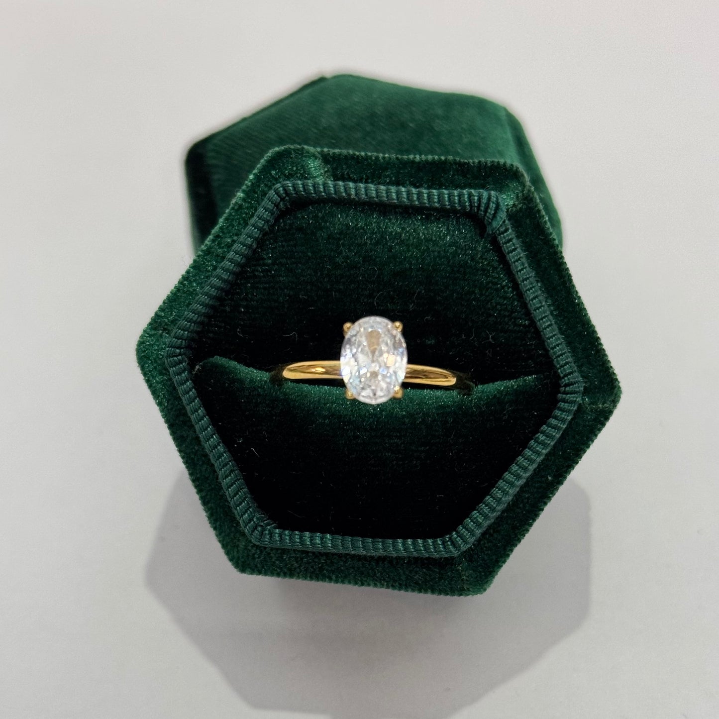 Spark Solitaire Ring