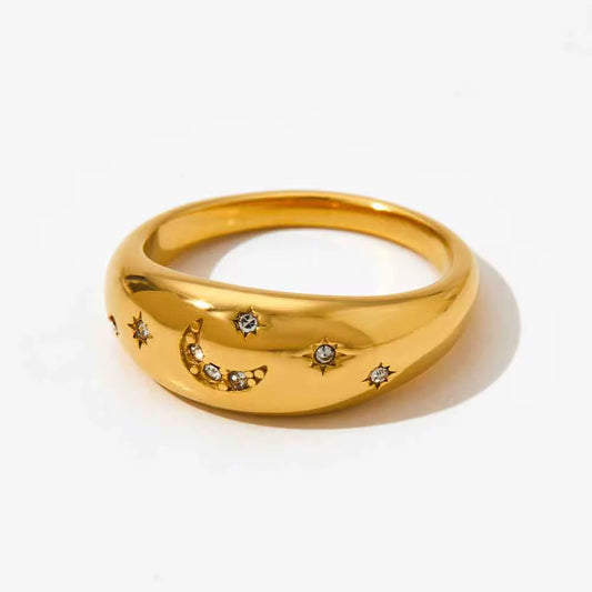 Celeste Moon Ring