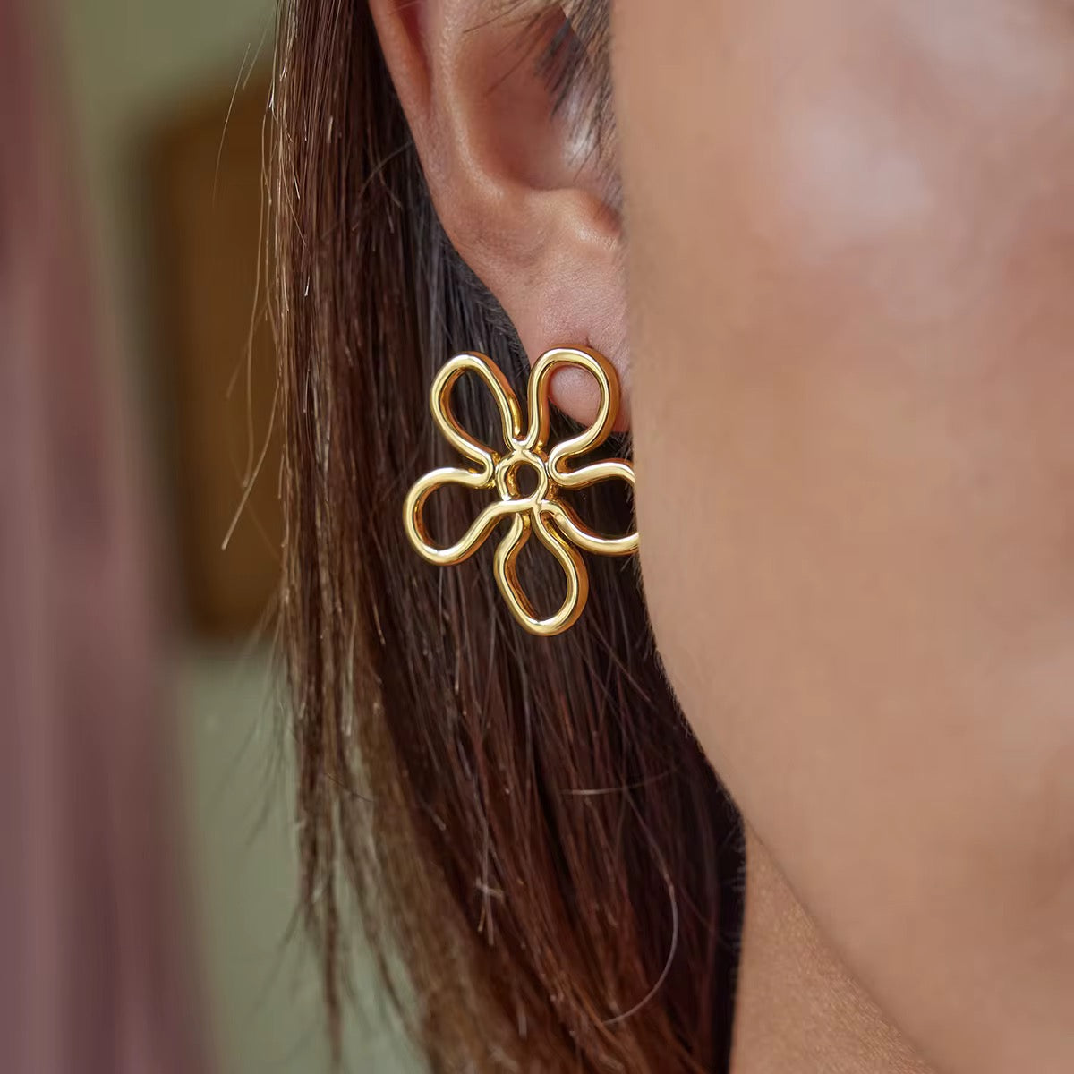 Gold Bloom Earrings