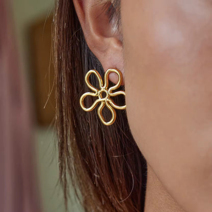 Gold Bloom Earrings