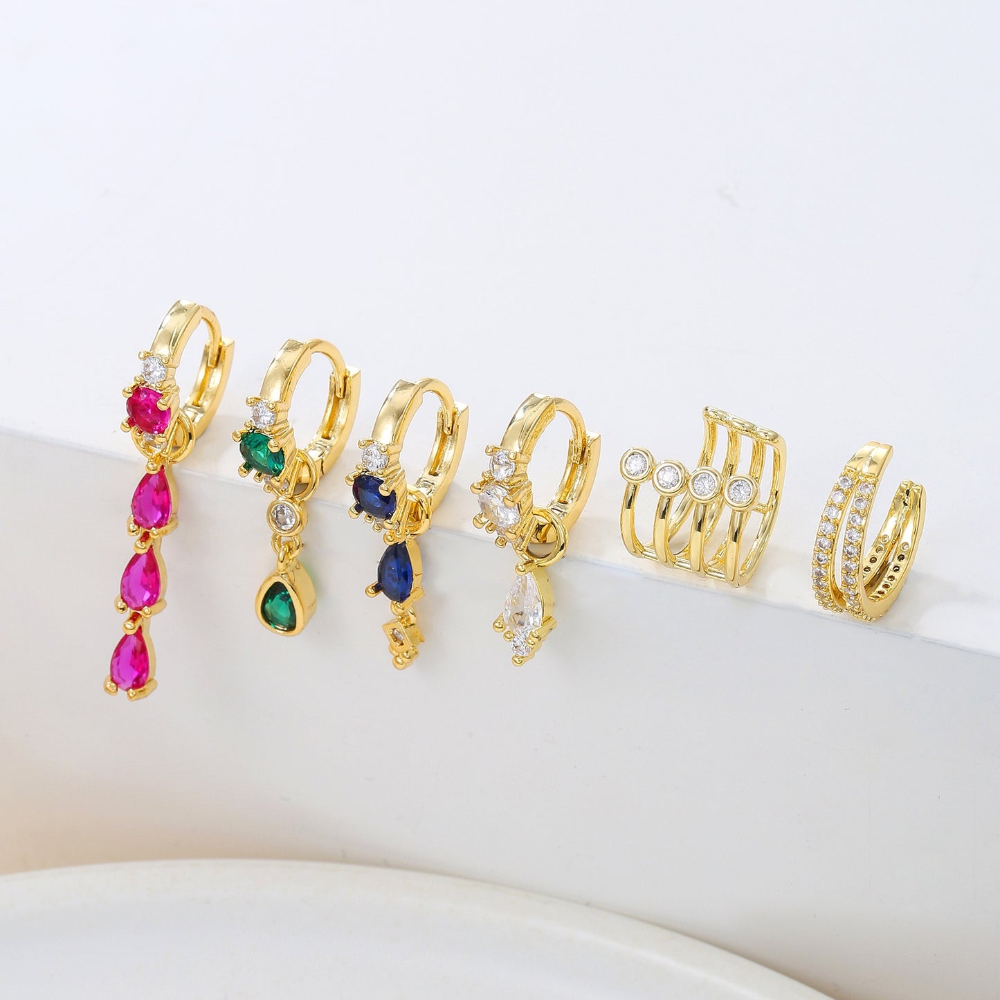 Multi Gem Piercing Set (Not in pair)