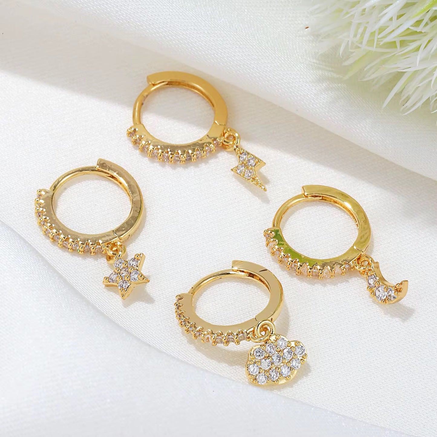 Galaxy Gold Piercing Set (Not in pair)