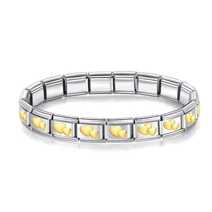 LINKED LOVE ITALIAN CHARM BRACELET