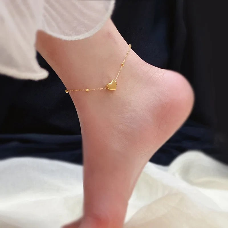 Heartbeat Anklet