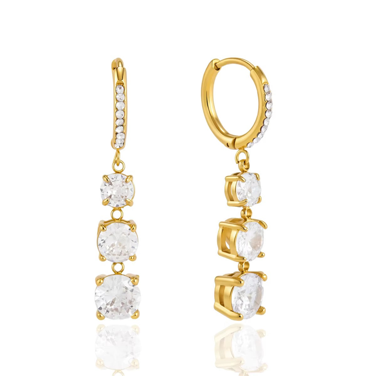 Crystal Cascade Earrings