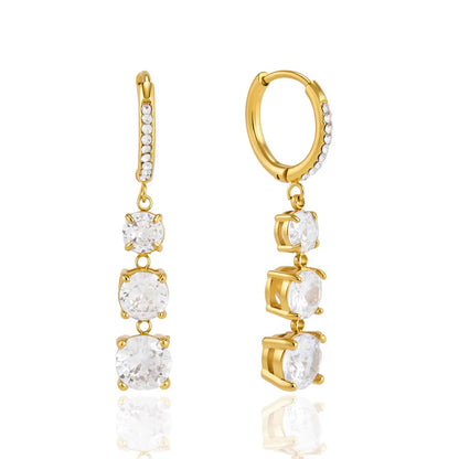 Crystal Cascade Earrings