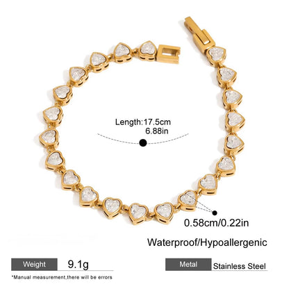 Amora Tennis Bracelet
