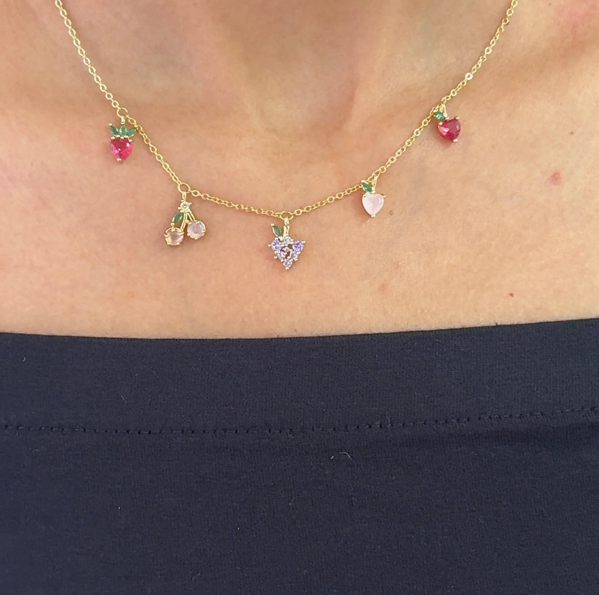 Blush & Berries Necklace