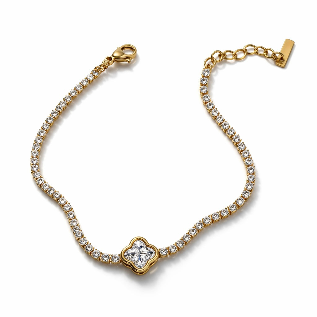 Clover Tennis Bracelet