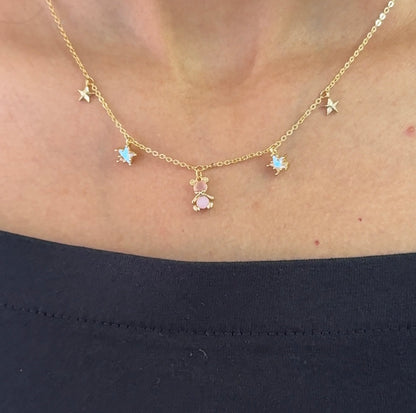 Teddy Charm Necklace