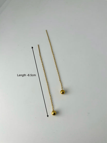 Elle thread earrings 2.0