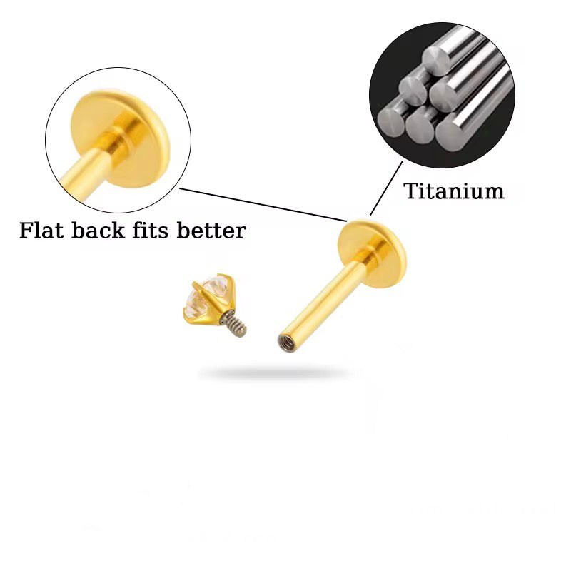 Flora Flat back studs