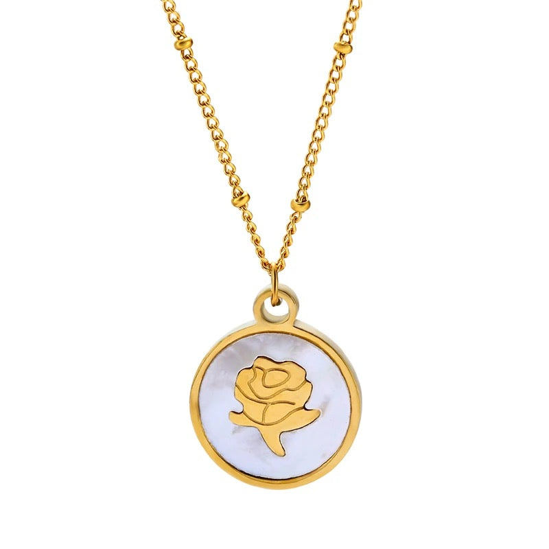 Rose necklace