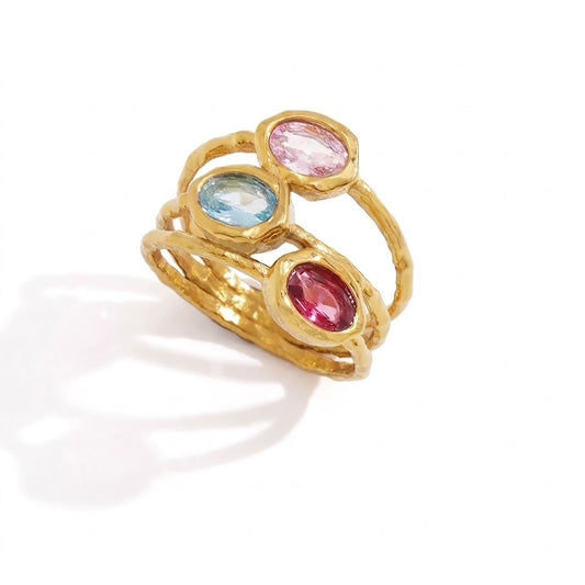 Fiora Ring 3 stone