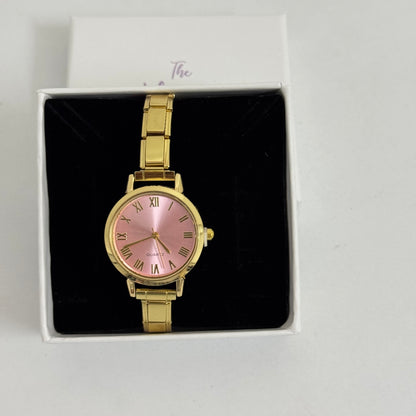 Soft Glam Italian Charm Watch