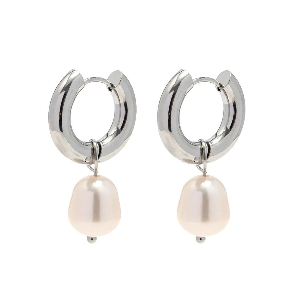 PEARLINA SILVER EARRINGS